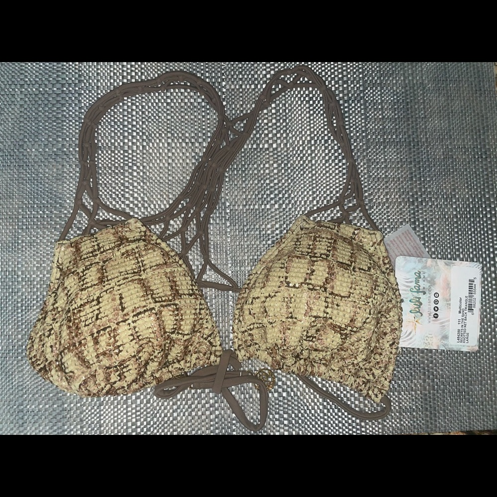 Luli Fama secrets in the sand bikini